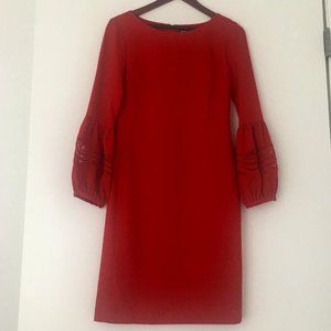 karl lagerfeld sheath red dress - size 2